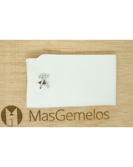 Gêmeos para camisa de ferro Victorino Martin Prata de lei 925 PREMIUM