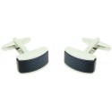 Black Checker Cufflinks 