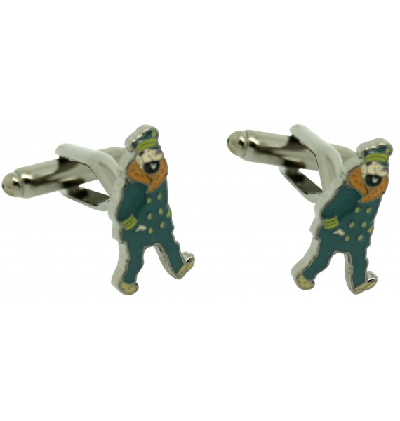 Boutons de manchette chemise Capitaine Haddock Tintin