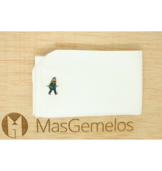 Boutons de manchette chemise Capitaine Haddock Tintin