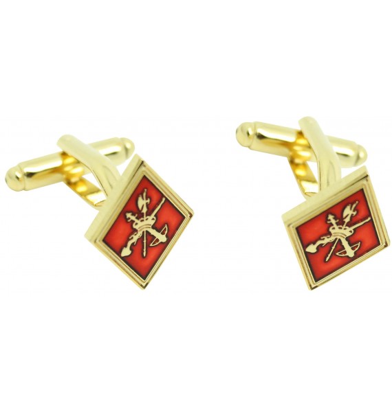 Gemelos para camisa rombo emblema la Legión