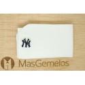 Abotoaduras de camisa com emblema do New York Yankees