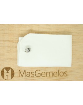 Boutons de manchette à nœud double