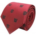 Corbata Transformers y Decepticons roja