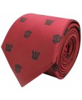 Red Transformers and Decepticons tie
