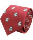 Corbata de seda Stormtrooper Star Wars roja