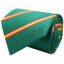 Corbata con bandera España diagonal verde