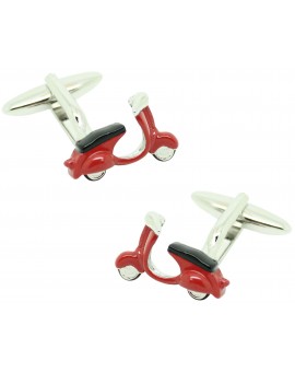 Gemelos para camisa Vespa 3D Roja original
