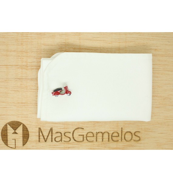 Gemelli per camicia Vespa 3D Rosso originale