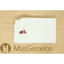 Gemelos para camisa Vespa 3D Roja original