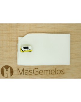 Abotoaduras para camisa Van Hippie amarelo