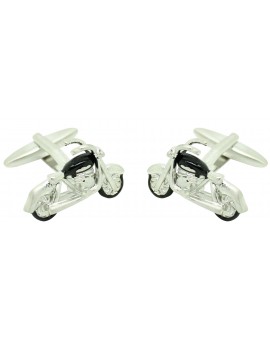 Abotoaduras clássicas para camisas de motociclista