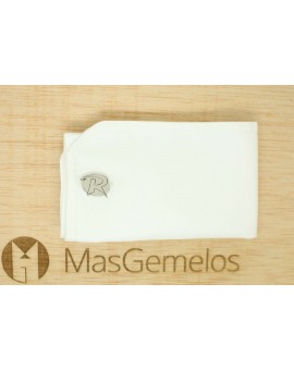 Boutons de manchette pour la chemise Robin Silver
