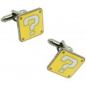 Gemelos para camisa Nintendo Super Mario interrogación caja