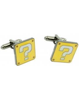 Gemelos para camisa Nintendo Super Mario interrogación caja 2