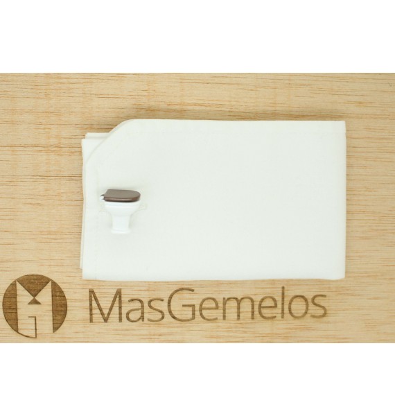 Gemelli da polso Inodoro bianco