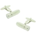 Rifle Bullet Cufflinks silver