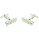 Rifle Bullet Cufflinks silver