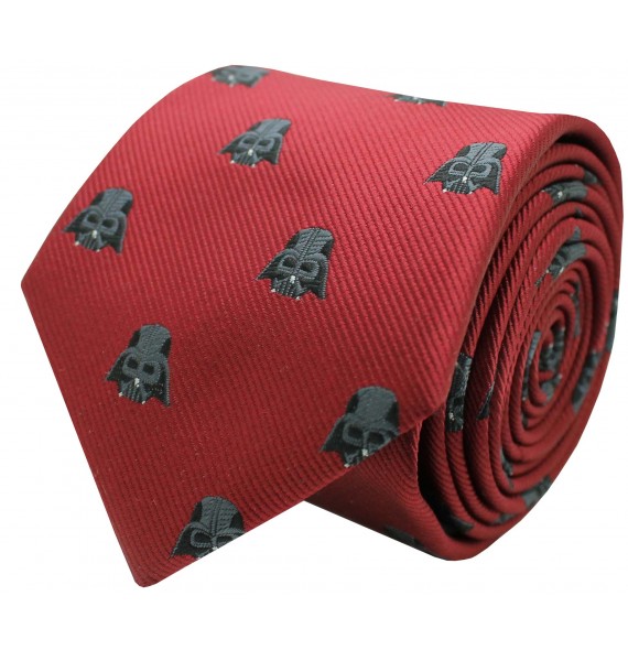 Corbata de seda Darth Vader Star Wars roja