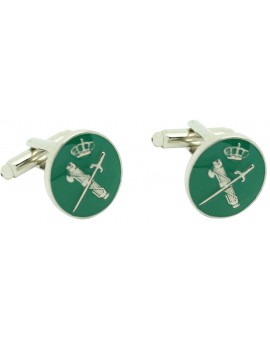 Gemelli per camicia Emblema rotondo Guardia Civile