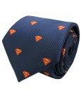 Corbata de SUPERMAN seda azul 