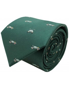 Corbata de DELOREAN regreso al futuro seda azul 