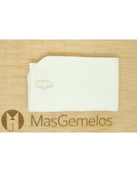 Gemelos Batman Icon Bruce Wayne Plata 925 PREMIUM