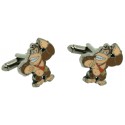 Donkey Kong shirt cufflinks