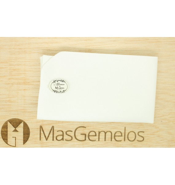 Boutons de manchette chemise personnalisés avec date de mariage  925