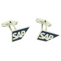 Customized shirt cufflinks SAP logo software