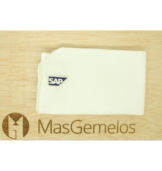 Abotoaduras de camisa personalizadas com logotipo do software SAP