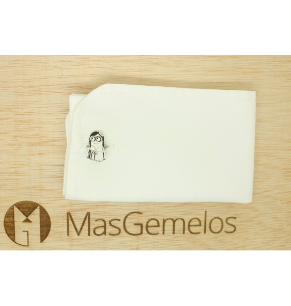 Gemelos para camisa BODA de Minions Plata 925 PREMIUM