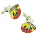 Gemelos para camisa logo coches ABARTH