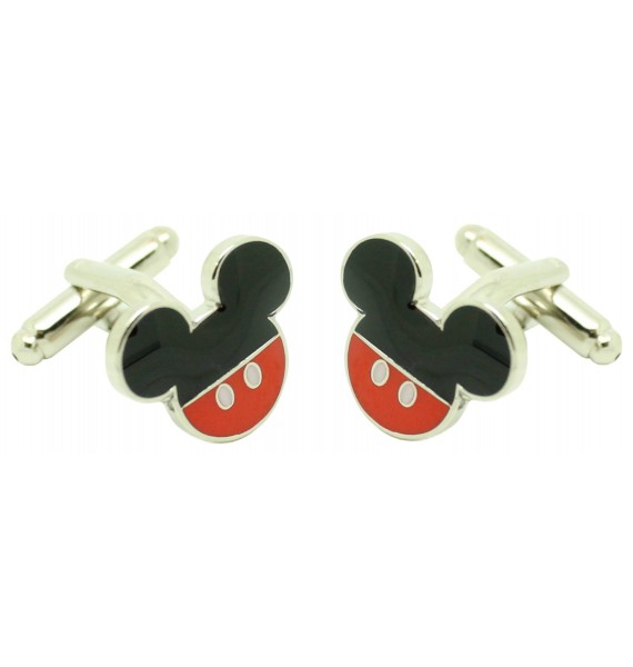 Boutons de manchette Mickey Mouse pantalon couleur