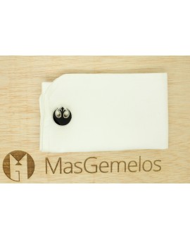 Boutons de manchette chemise Star Wars Black Rebel Alliance