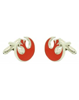 Boutons de manchette de chemise Star Wars de l'Alliance Rebelle 2