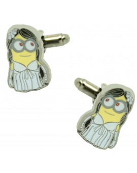 Gemelos para camisa Boda Minions girls