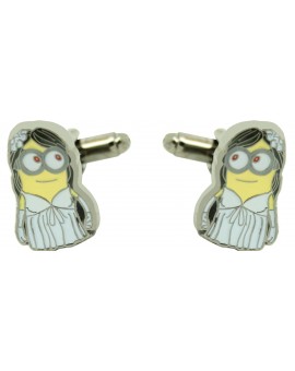 cufflinks wedding minions girls 2