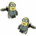 Cufflinks wedding minions boys