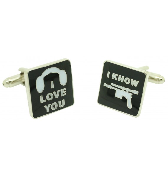 Gemelos para camisa Star Wars I LOVE YOU & I KNOW