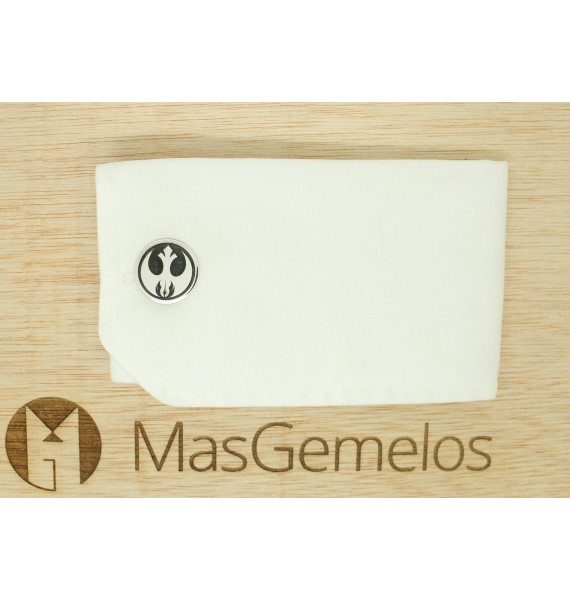 Gemelos para camisa Alianza rebelde Star Wars Plata 925 personalizado