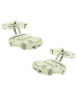 custom cufflinks porsche 911 sterling silver 925