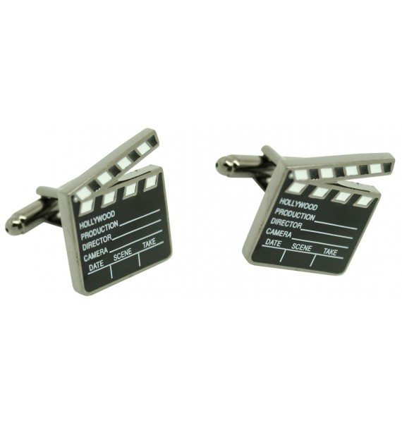 Boutons de manchette claquette Hollywood