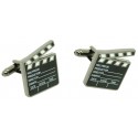 Boutons de manchette claquette Hollywood