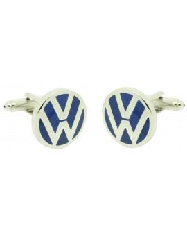 Gemelos para camisa Volkswagen logo azul