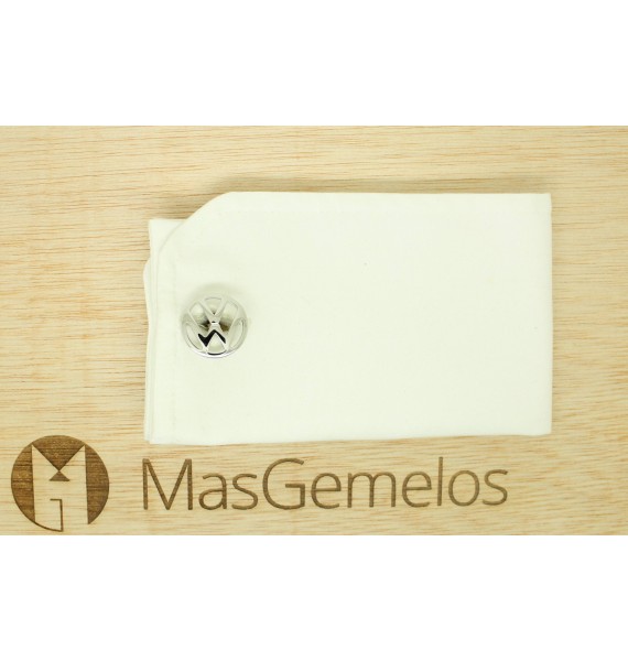 Gemelos para camisa Volkswagen Silver