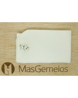 Gemelli da camicia in argento personalizzati con tre alfanumerici