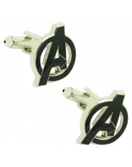 Gemelos para camisa Avengers - negro