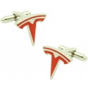Gemelos para camisa Tesla - rojo