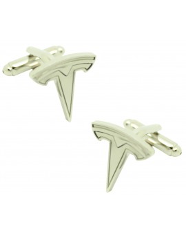 gemelos para camisa insignia tesla plated